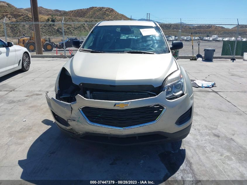 2016 CHEVROLET EQUINOX LS - 1GNALBEK1GZ101806