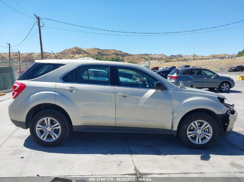 2016 CHEVROLET EQUINOX LS - 1GNALBEK1GZ101806