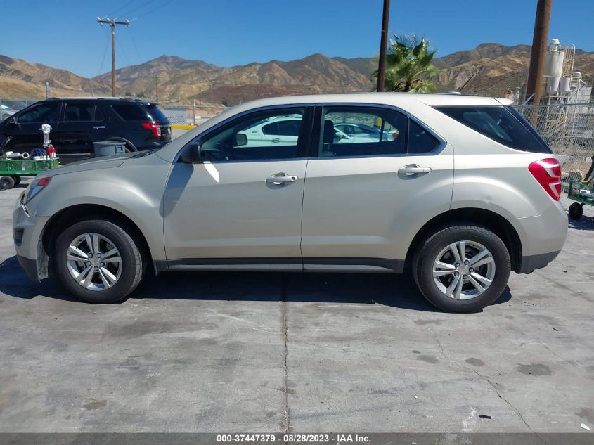 2016 CHEVROLET EQUINOX LS - 1GNALBEK1GZ101806