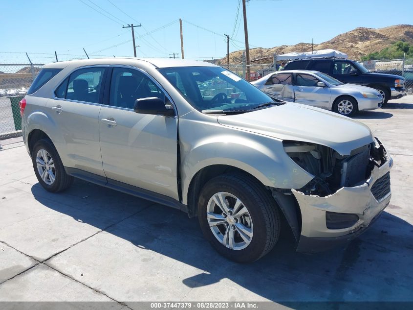 2016 CHEVROLET EQUINOX LS - 1GNALBEK1GZ101806