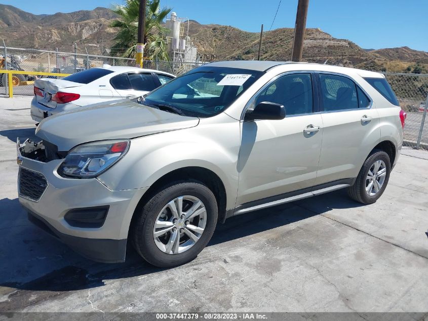 2016 CHEVROLET EQUINOX LS - 1GNALBEK1GZ101806