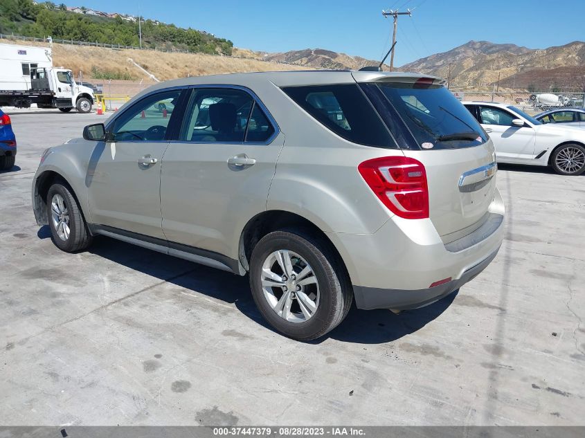 2016 CHEVROLET EQUINOX LS - 1GNALBEK1GZ101806