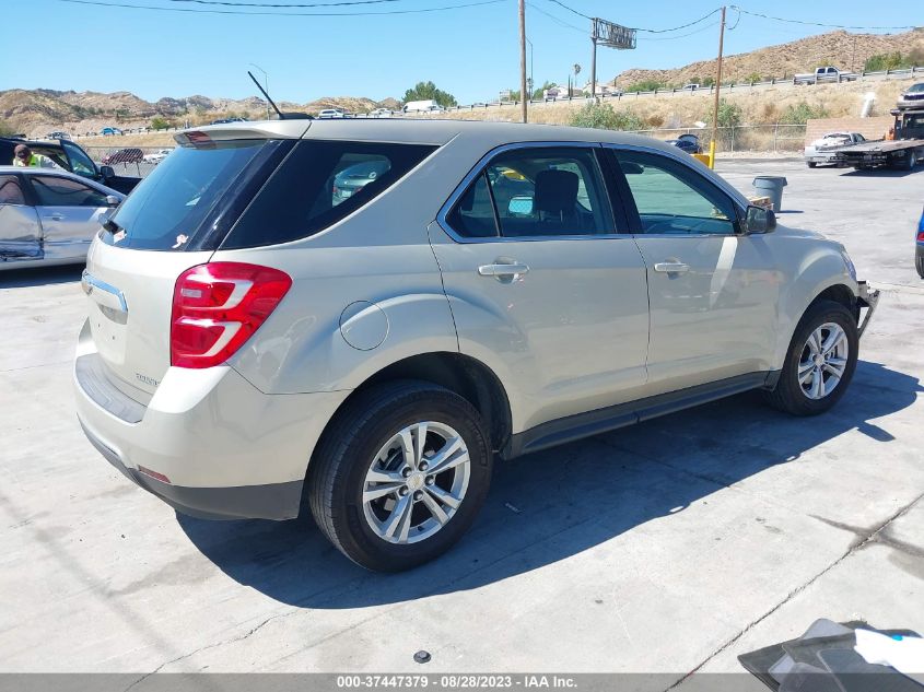 2016 CHEVROLET EQUINOX LS - 1GNALBEK1GZ101806