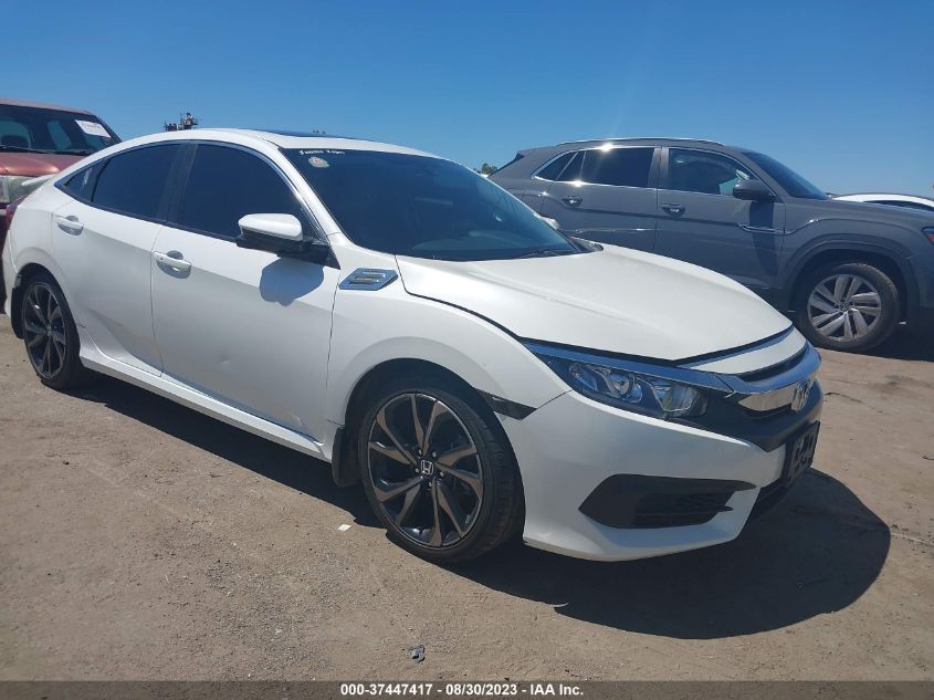 2018 HONDA CIVIC SEDAN EX - 19XFC2F73JE015392
