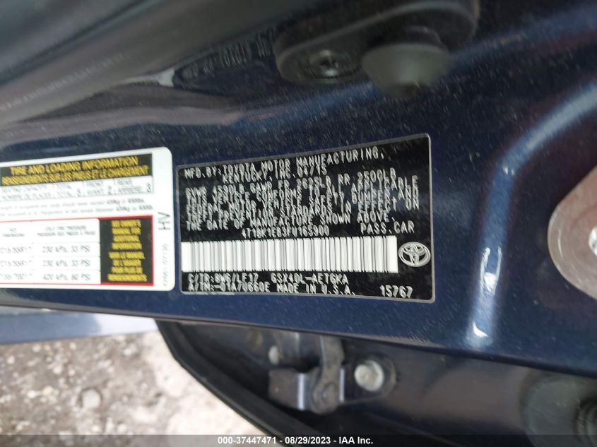 2015 TOYOTA AVALON LIMITED - 4T1BK1EB3FU165900