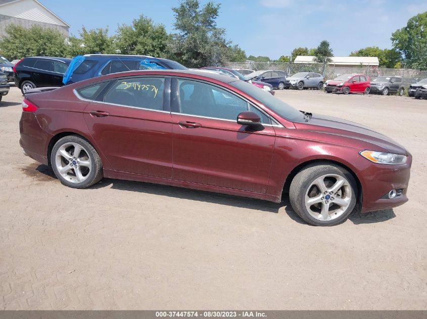 2016 FORD FUSION SE - 3FA6P0HDXGR383801