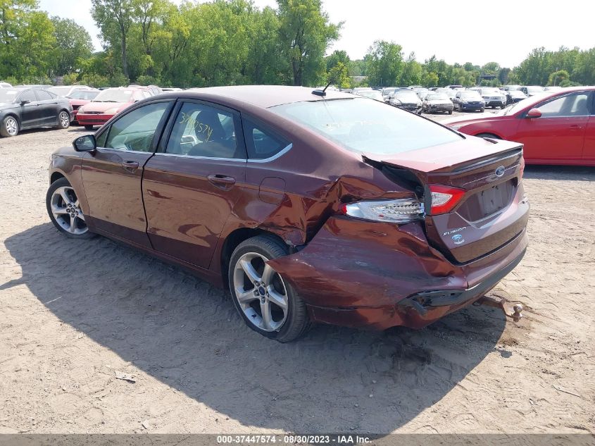 2016 FORD FUSION SE - 3FA6P0HDXGR383801