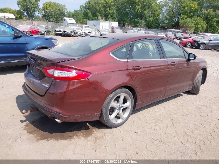 2016 FORD FUSION SE - 3FA6P0HDXGR383801