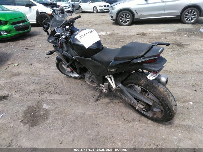 2012 HONDA CBR250 R MLHMC4100C5203022