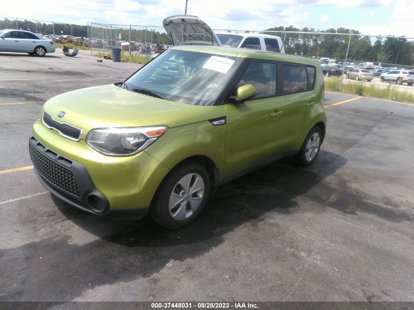 2015 KIA SOUL BASE - KNDJN2A23F7757072