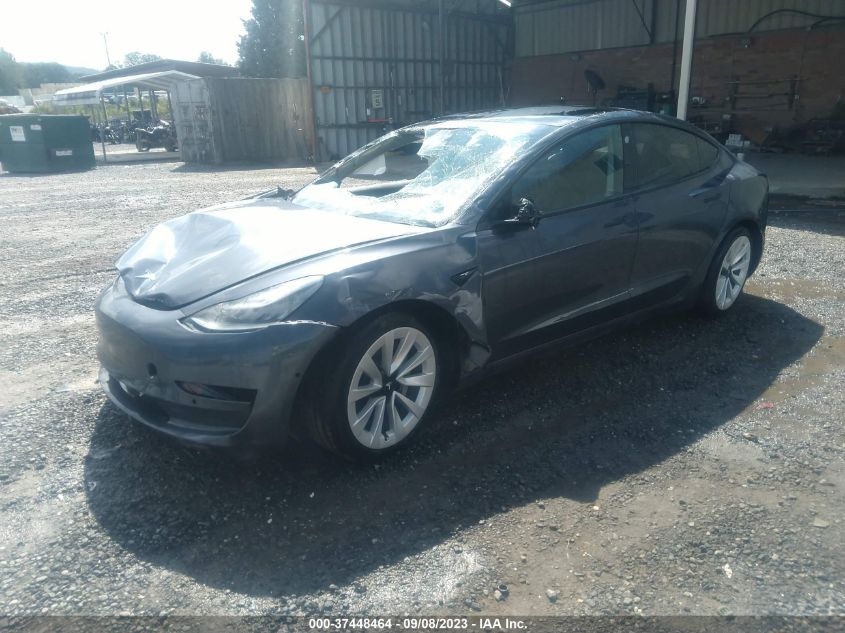 2022 TESLA MODEL 3 LONG RANGE - 5YJ3E1EB1NF244957