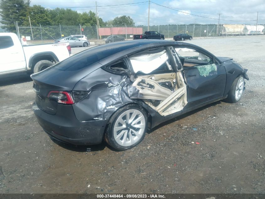 2022 TESLA MODEL 3 LONG RANGE - 5YJ3E1EB1NF244957
