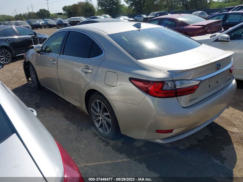 2016 LEXUS ES 300H HYBRID JTHBW1GG1G2129359