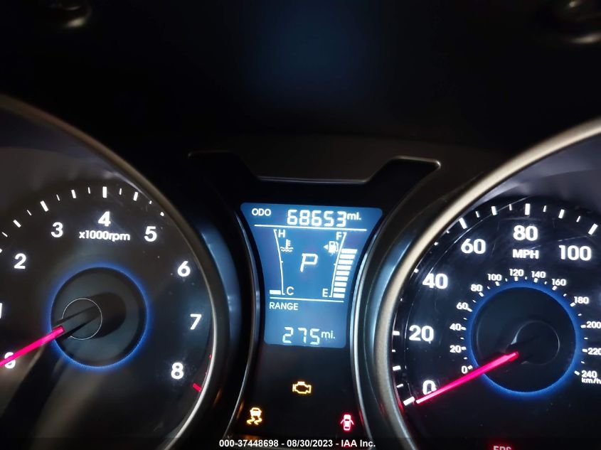 2013 HYUNDAI VELOSTER - KMHTC6AD4DU103697