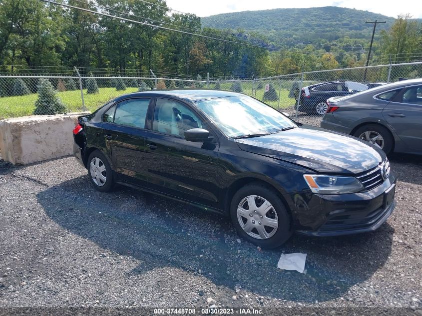 2015 VOLKSWAGEN JETTA SEDAN 2.0L S W/TECHNOLOGY - 3VW2K7AJ1FM315993