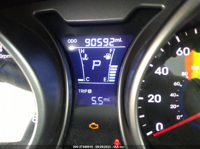 2013 HYUNDAI VELOSTER W/GRAY INT - KMHTC6AD9DU093412