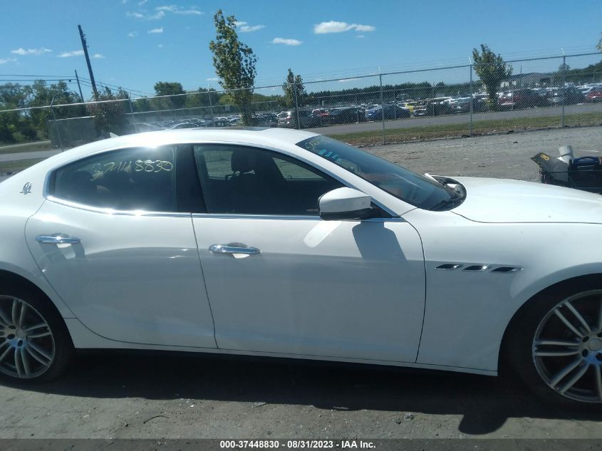 2019 MASERATI GHIBLI S Q4 ZAM57YTA7K1333521
