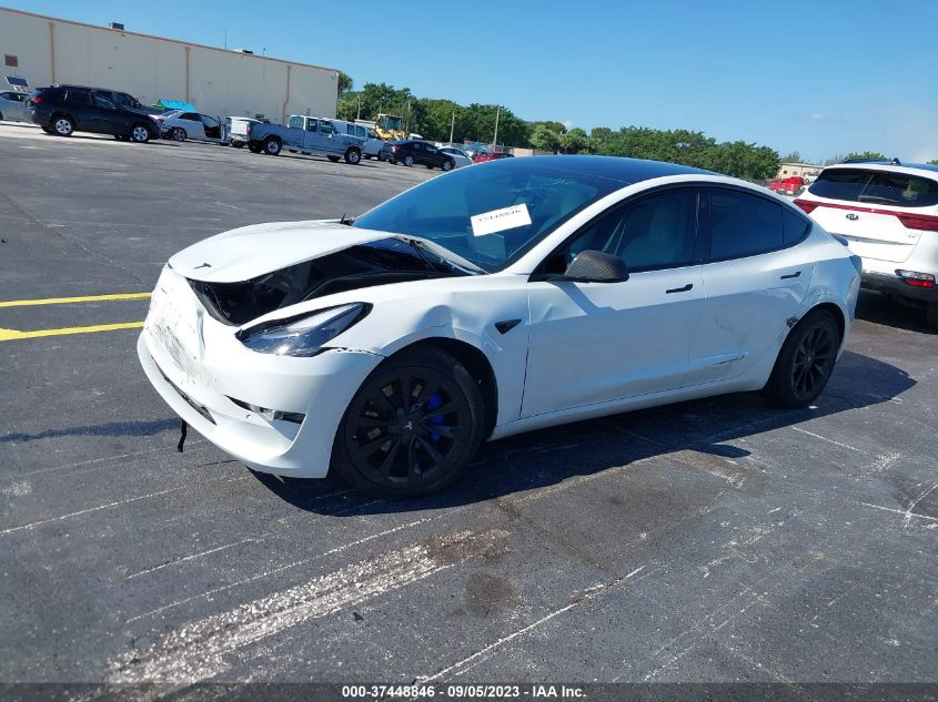 2022 TESLA MODEL 3 LONG RANGE - 5YJ3E1EB4NF169624