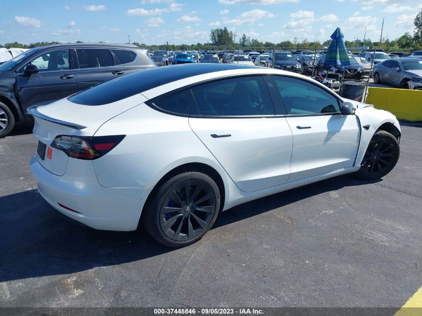 2022 TESLA MODEL 3 LONG RANGE - 5YJ3E1EB4NF169624