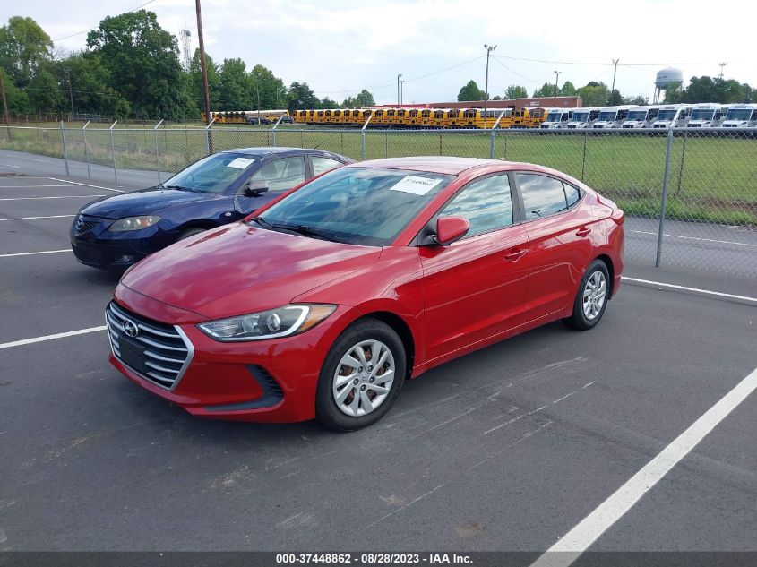 2017 HYUNDAI ELANTRA SE - 5NPD74LF2HH126282