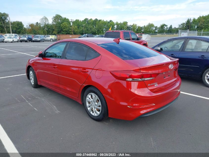 2017 HYUNDAI ELANTRA SE - 5NPD74LF2HH126282