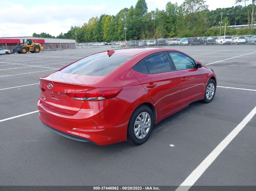 2017 HYUNDAI ELANTRA SE - 5NPD74LF2HH126282