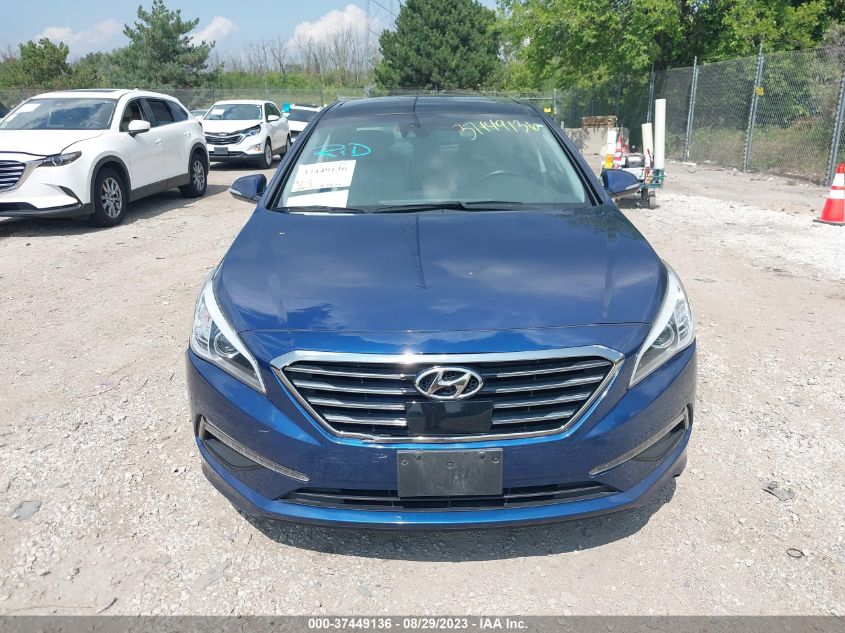 2015 HYUNDAI SONATA 2.4L LIMITED - 5NPE34AF2FH073048