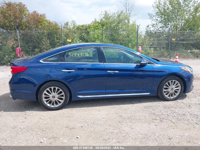 2015 HYUNDAI SONATA 2.4L LIMITED - 5NPE34AF2FH073048