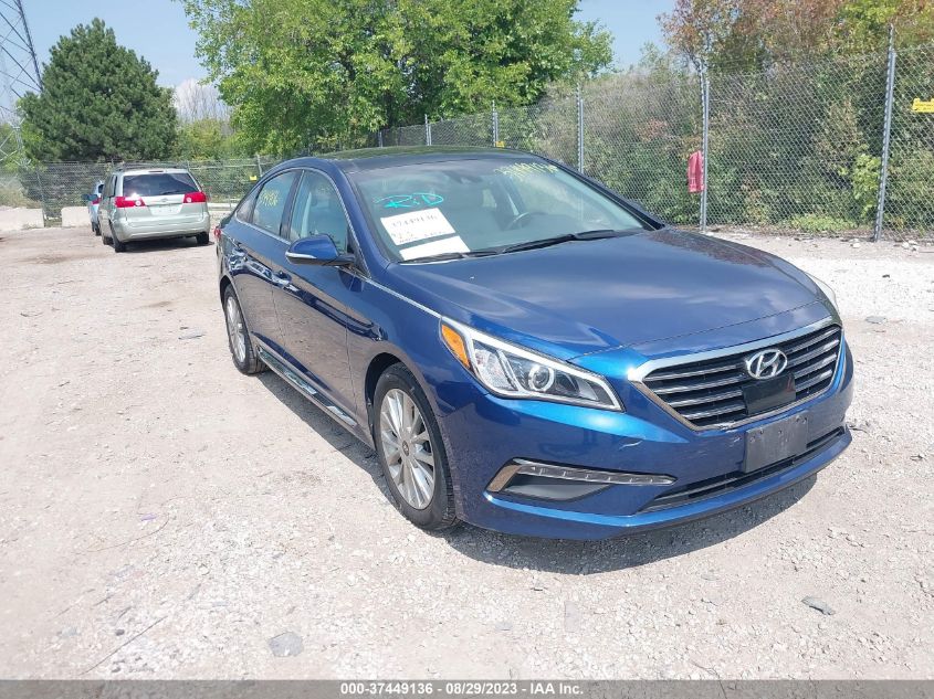 2015 HYUNDAI SONATA 2.4L LIMITED - 5NPE34AF2FH073048