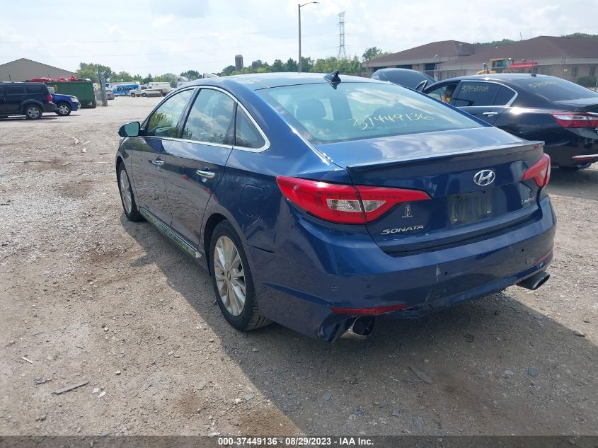 2015 HYUNDAI SONATA 2.4L LIMITED - 5NPE34AF2FH073048