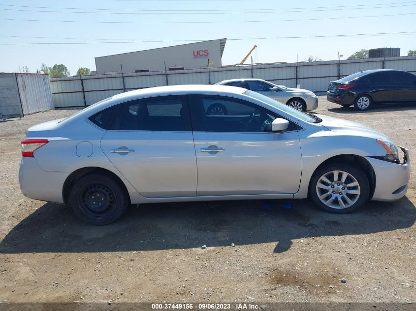 2014 NISSAN SENTRA S/FE+ S/SV/FE+ SV/SR/SL - 3N1AB7AP2EL672674