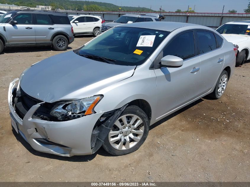 2014 NISSAN SENTRA S/FE+ S/SV/FE+ SV/SR/SL - 3N1AB7AP2EL672674