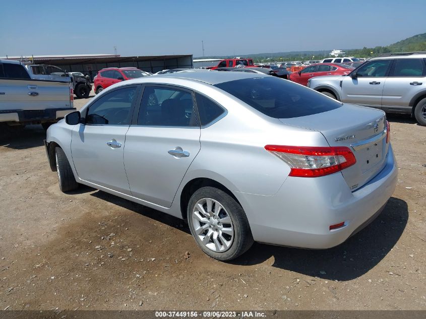 2014 NISSAN SENTRA S/FE+ S/SV/FE+ SV/SR/SL - 3N1AB7AP2EL672674