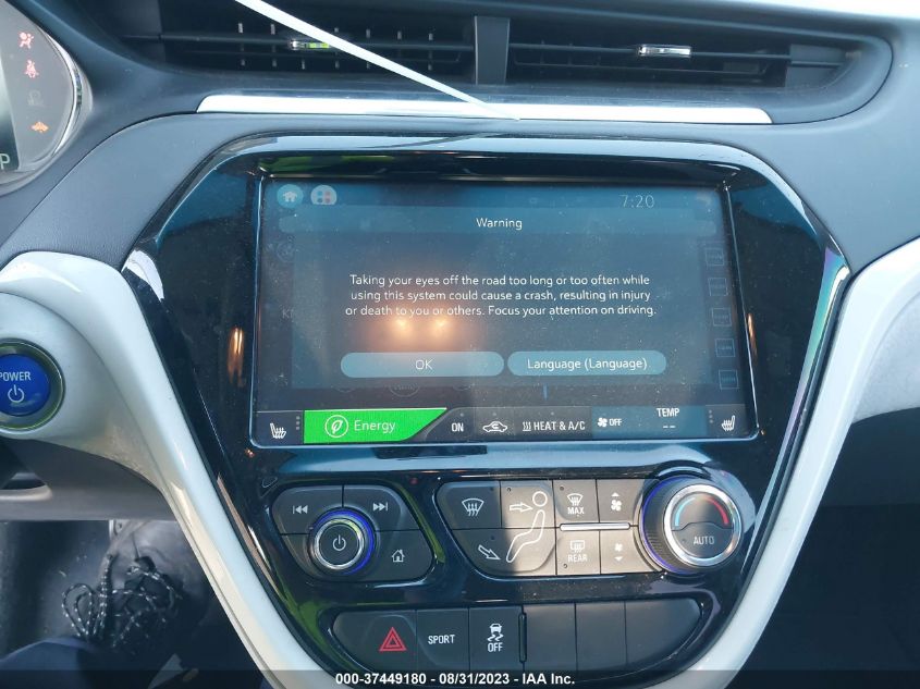 2018 CHEVROLET BOLT EV LT - 1G1FW6S05J4137432