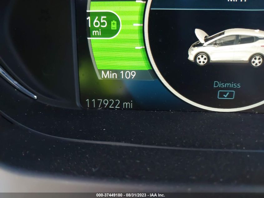 2018 CHEVROLET BOLT EV LT - 1G1FW6S05J4137432