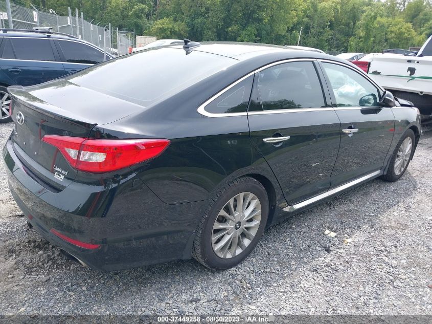 2015 HYUNDAI SONATA 2.4L LIMITED - 5NPE34AF5FH172849