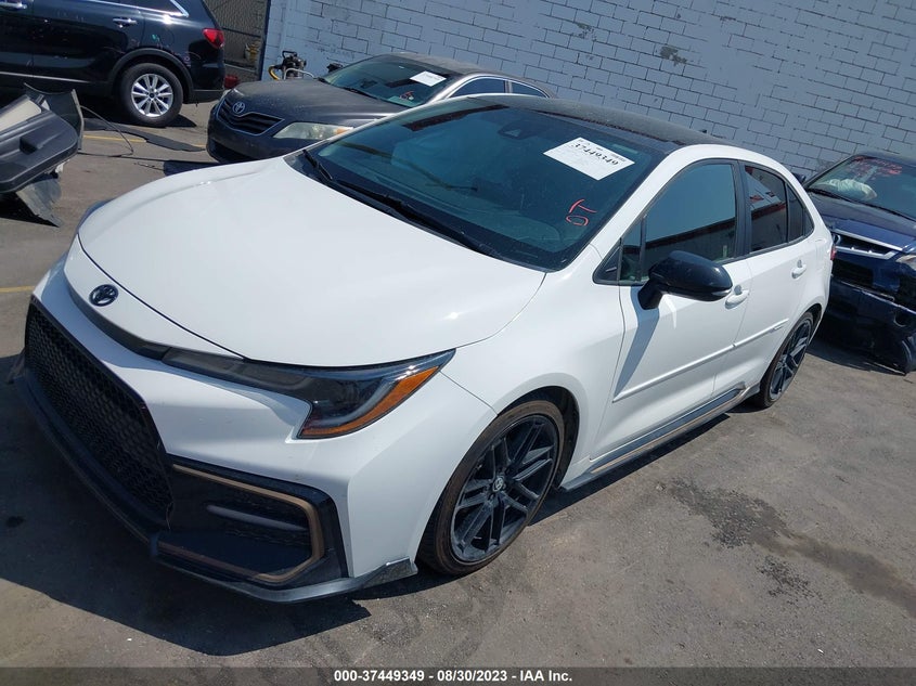 VIN 5YFM4MCE4MP076031 2021 TOYOTA COROLLA SE