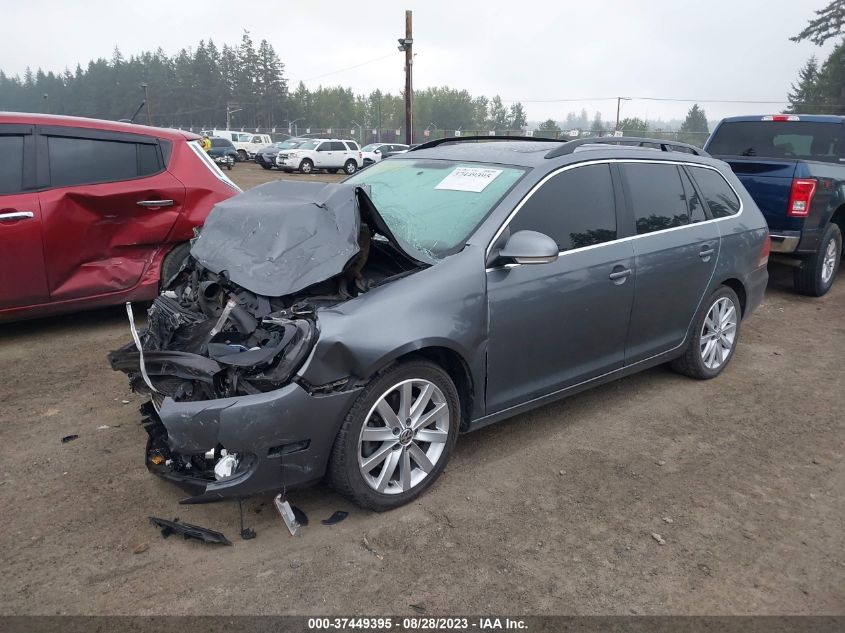 2014 VOLKSWAGEN JETTA SPORTWAGEN TDI W/SUNROOF - 3VWPL7AJ9EM627643