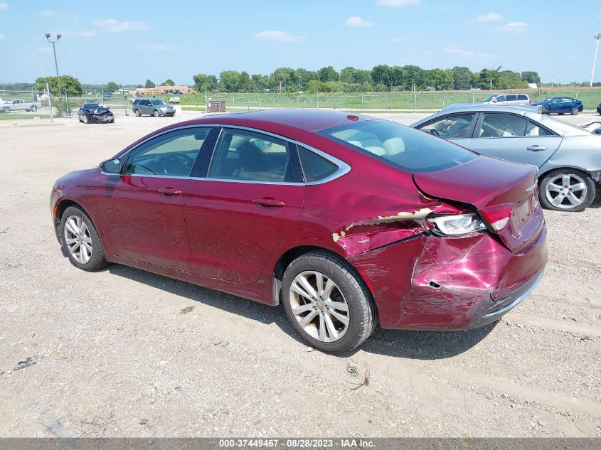 2015 CHRYSLER 200 LIMITED - 1C3CCCAB0FN582770
