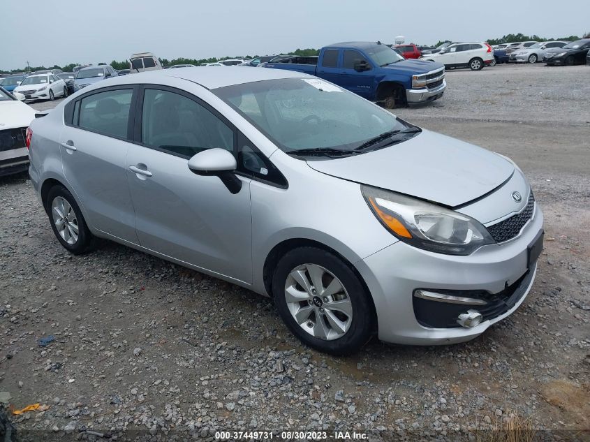 2016 KIA RIO EX - KNADN4A31G6626910