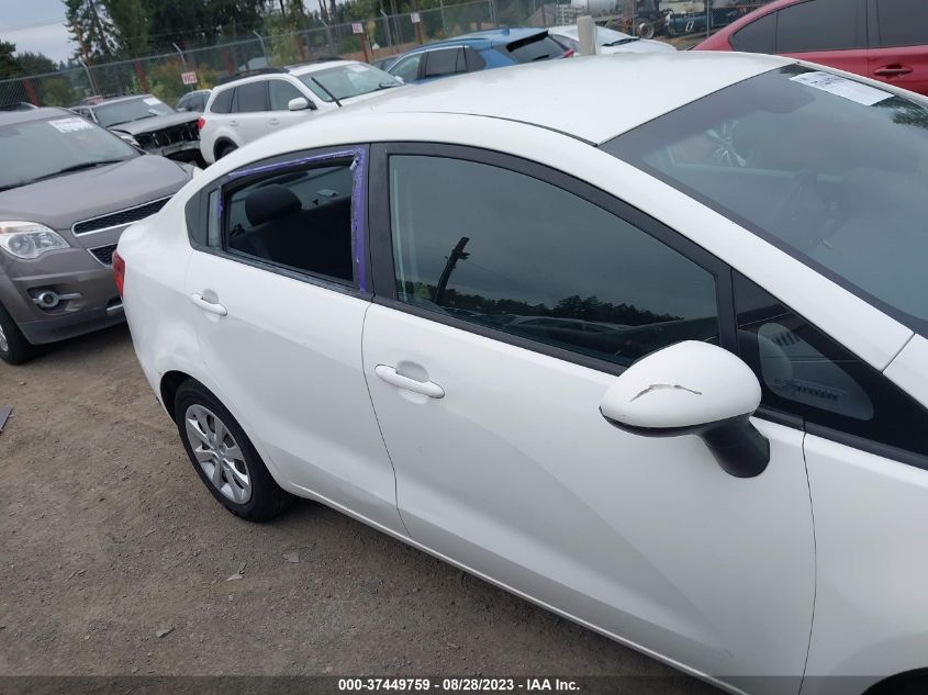 2014 KIA RIO LX - KNADM4A31E6386953