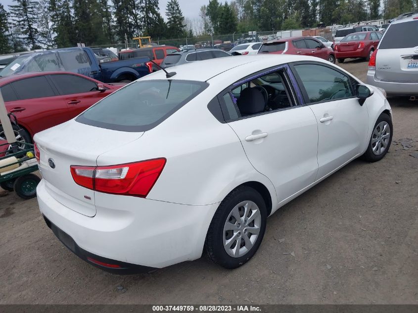2014 KIA RIO LX - KNADM4A31E6386953