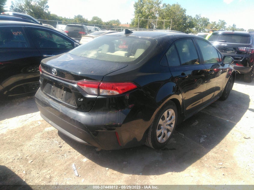 VIN JTDEPMAE1MJ118237 2021 TOYOTA COROLLA LE
