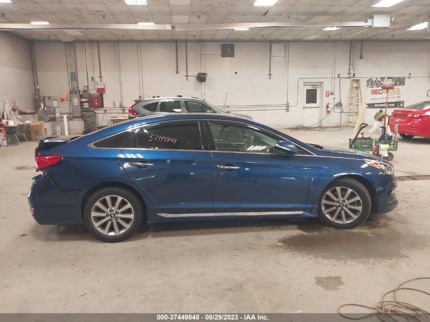 2016 HYUNDAI SONATA 2.4L LIMITED - 5NPE34AF3GH278654