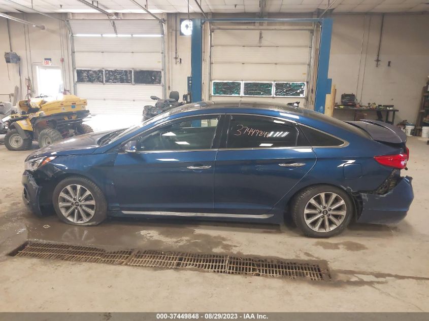 2016 HYUNDAI SONATA 2.4L LIMITED - 5NPE34AF3GH278654