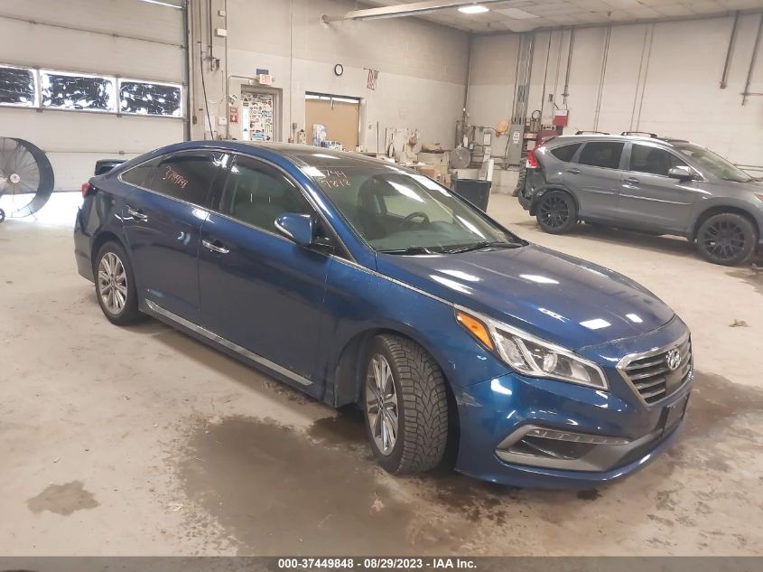 2016 HYUNDAI SONATA 2.4L LIMITED - 5NPE34AF3GH278654