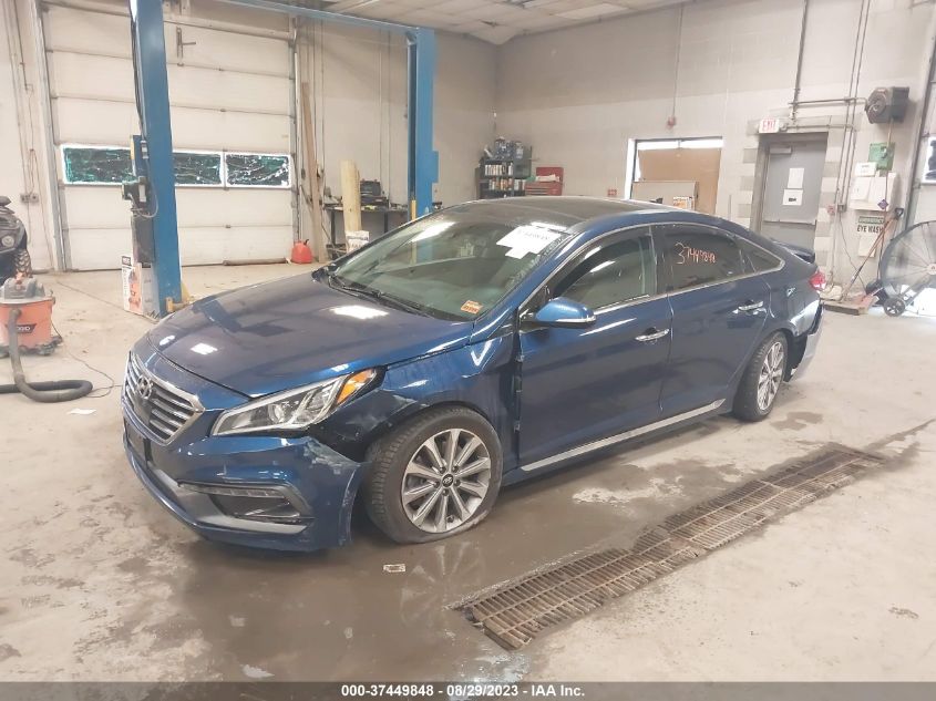 2016 HYUNDAI SONATA 2.4L LIMITED - 5NPE34AF3GH278654