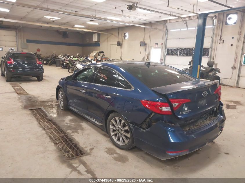 2016 HYUNDAI SONATA 2.4L LIMITED - 5NPE34AF3GH278654