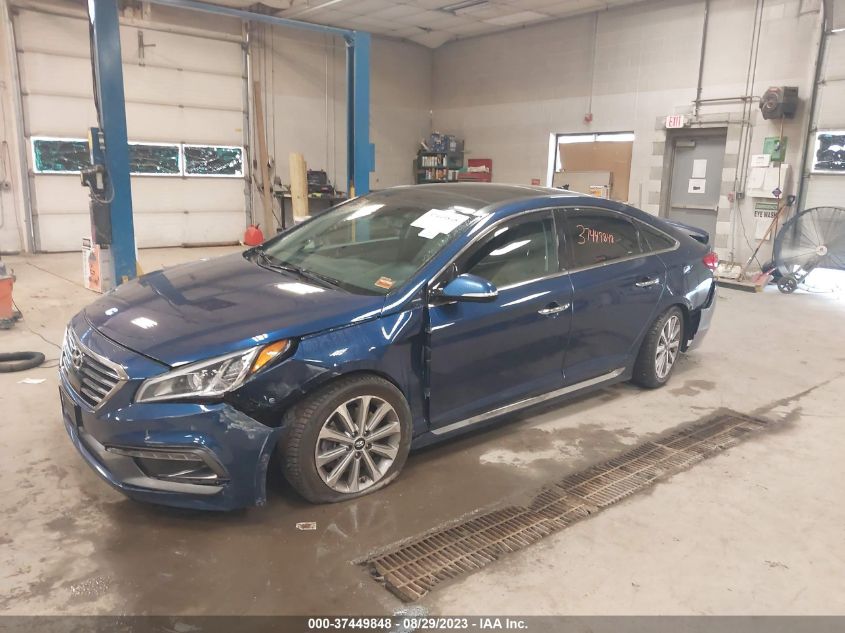 2016 HYUNDAI SONATA 2.4L LIMITED - 5NPE34AF3GH278654