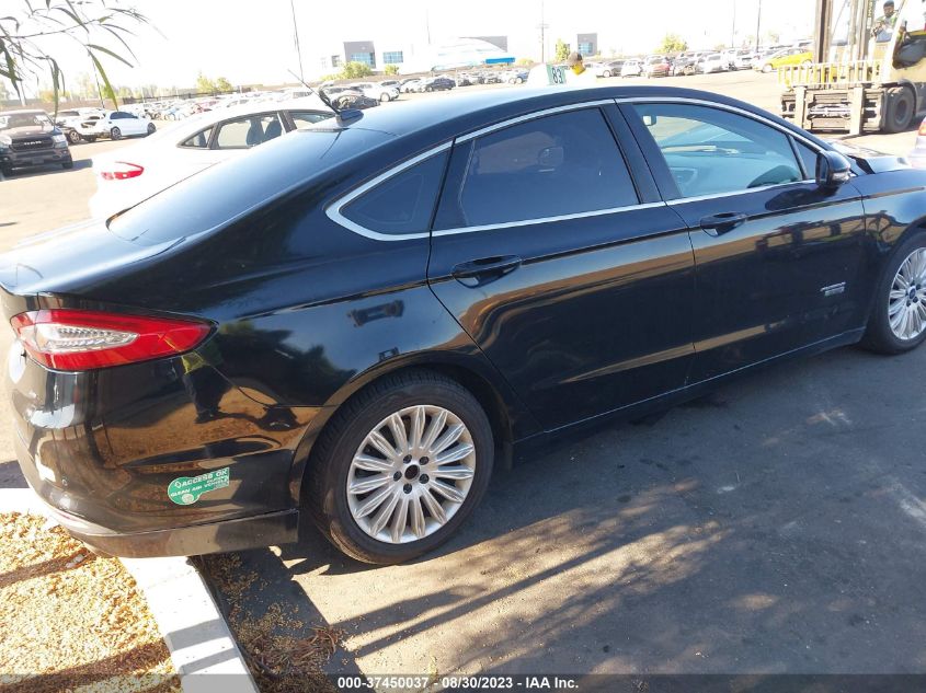 2016 FORD FUSION ENERGI SE LUXURY - 3FA6P0PU5GR187024